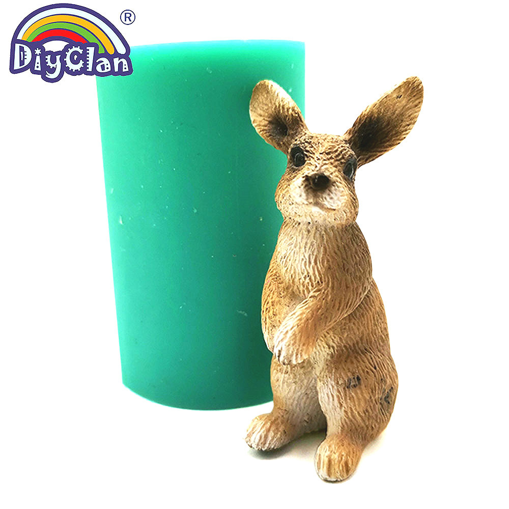 3D Simulation Rabbit Silicone  - đánh giá và giá Bunny Cake Mold