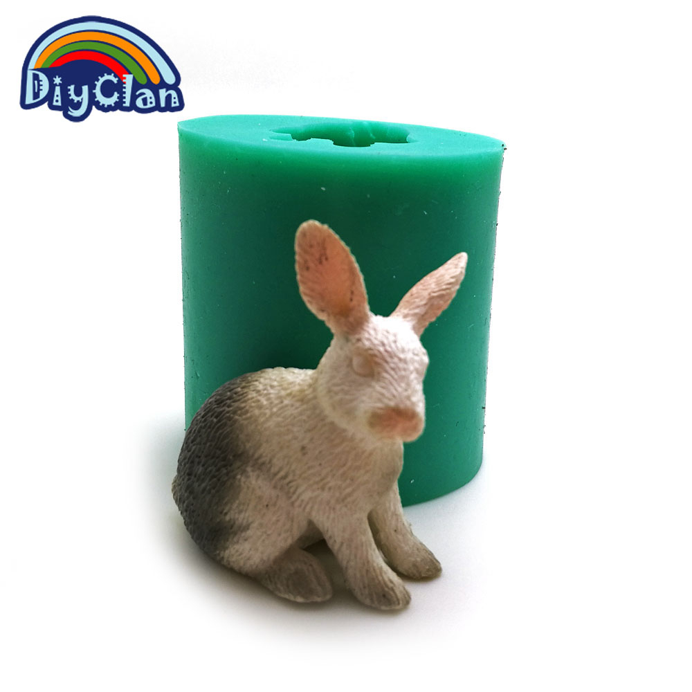 3D Simulation Rabbit Silicone  - đánh giá và giá Bunny Cake Mold