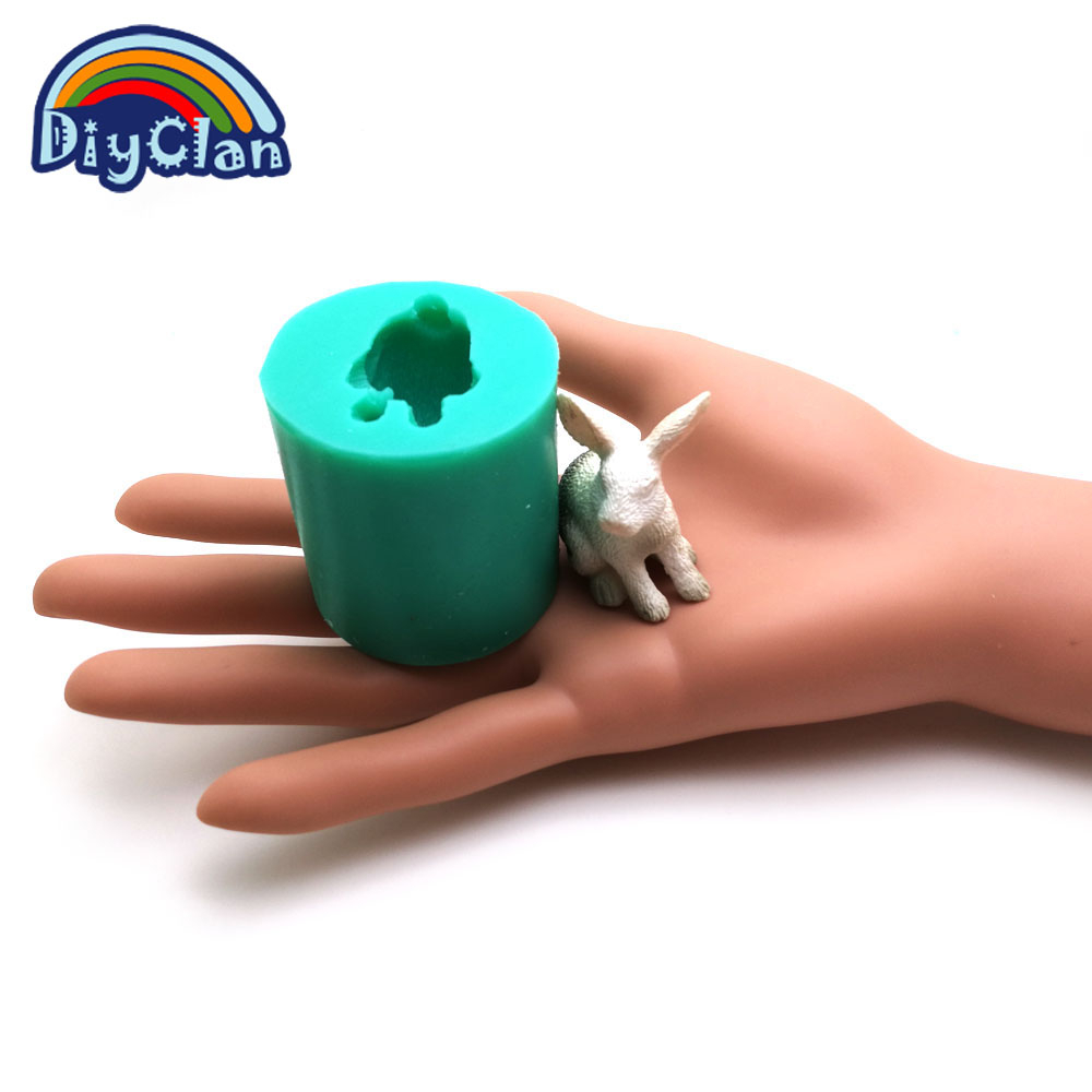 3D Simulation Rabbit Silicone  - đánh giá và giá Bunny Cake Mold