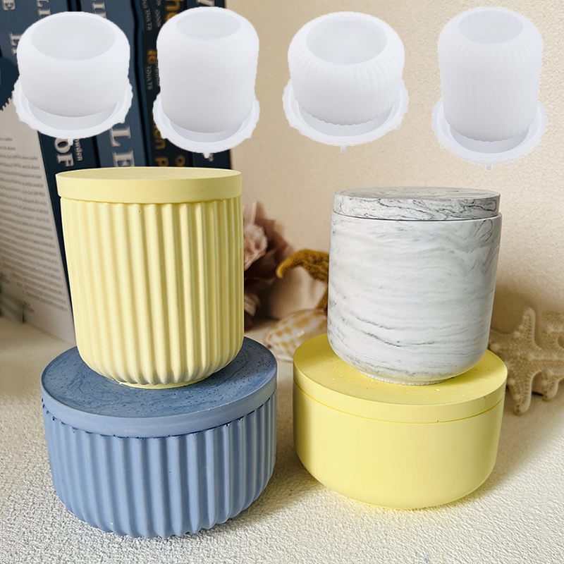 Cement Candle Jar Silicone Mol - đánh giá và giá Potsticker Mold