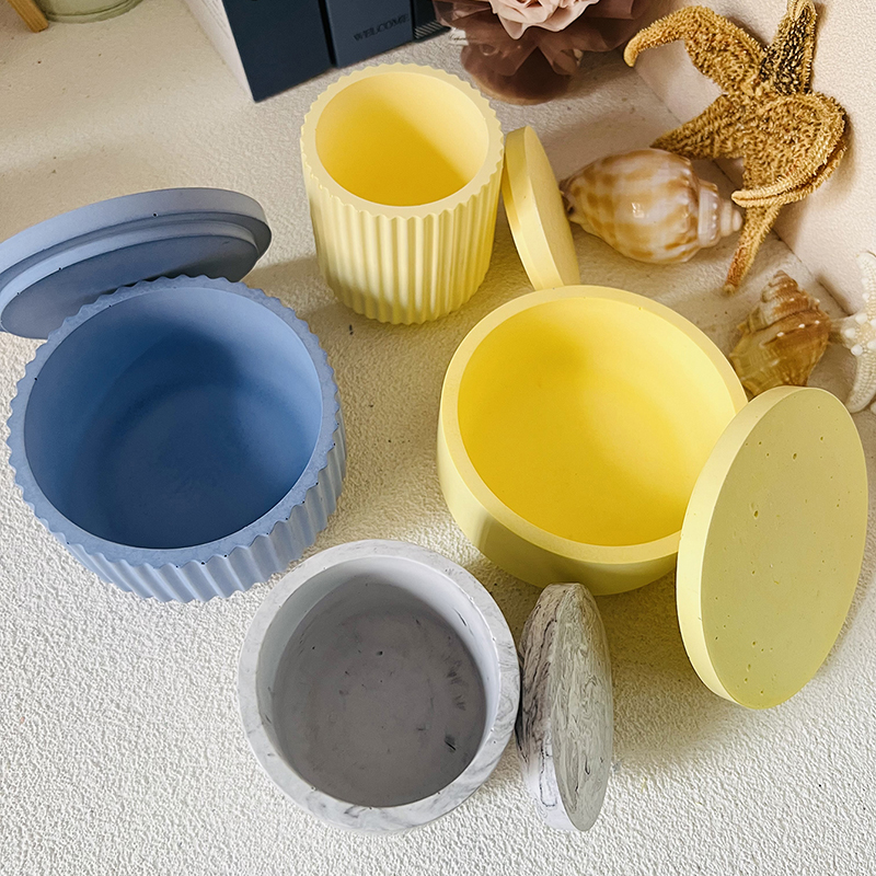 Cement Candle Jar Silicone Mol - đánh giá và giá Potsticker Mold
