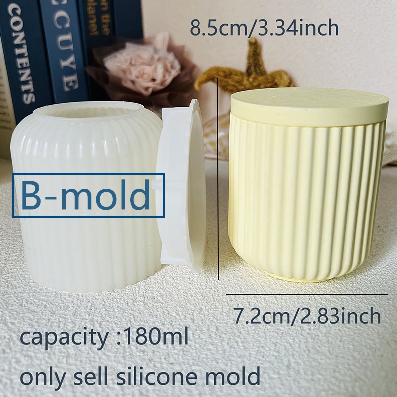 Cement Candle Jar Silicone Mol - đánh giá và giá Potsticker Mold