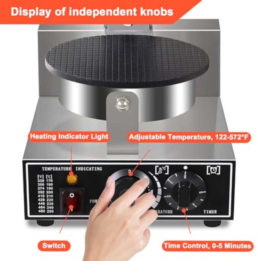 Electric Ice Cream Cone Maker  - đánh giá và giá Waffle Cone Maker