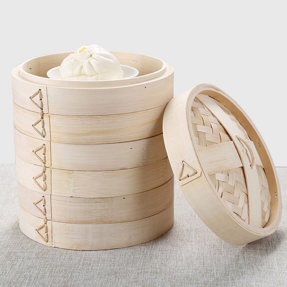 Steaming With Lid Cooking Tool - đánh giá và giá Bao Steamer Bamboo