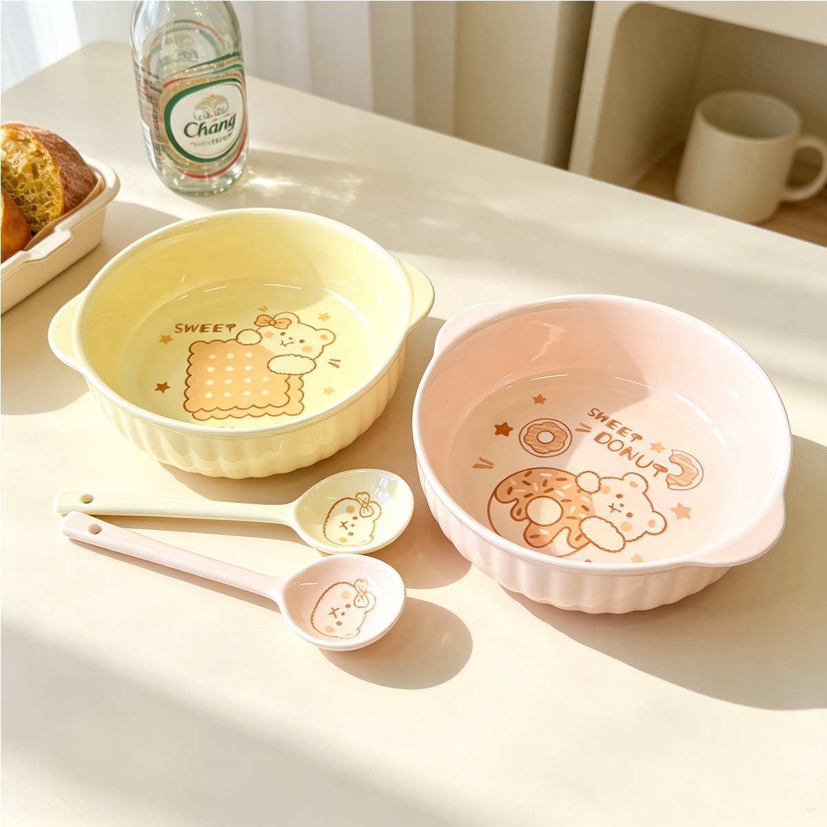 7.5 Inch Cute Cartoon Bear Rab - đánh giá và giá Dim Sum Basket