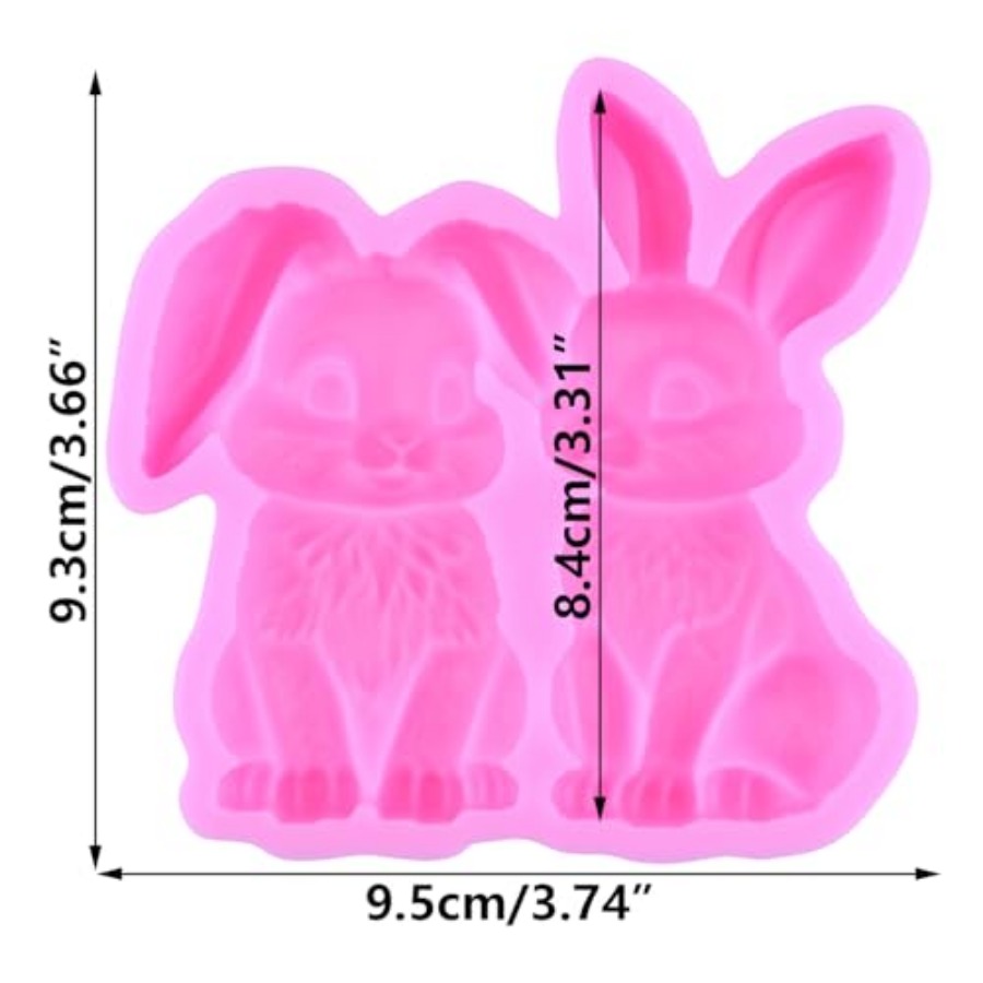 Rabbit Fondant Mold Easter Bun - đánh giá và giá Bunny Cake Mold