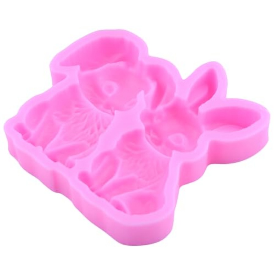 Rabbit Fondant Mold Easter Bun - đánh giá và giá Bunny Cake Mold