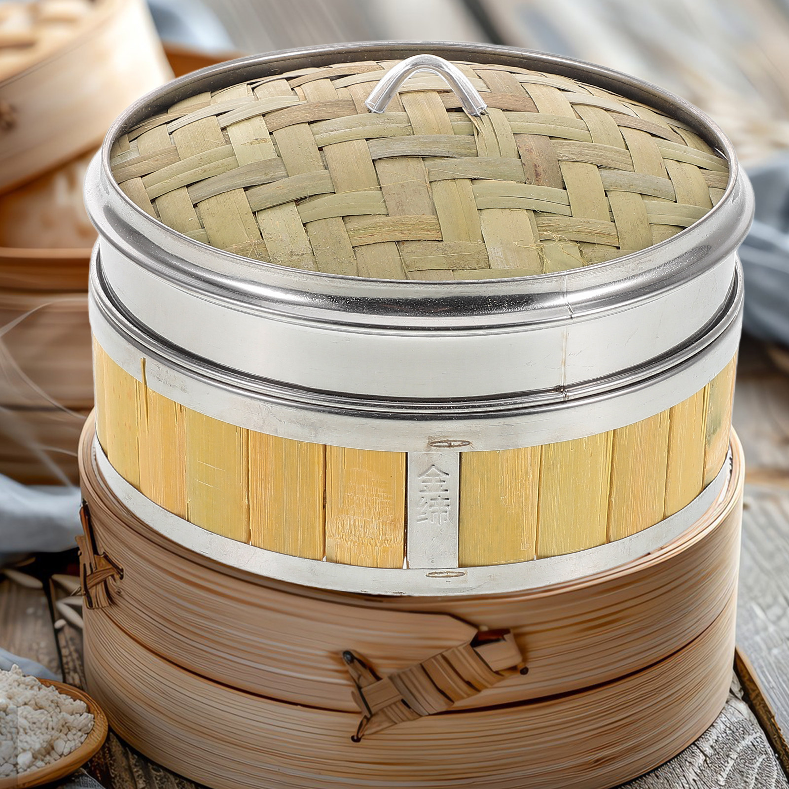 18Cm Handmade Bamboo Steamer B - đánh giá và giá Bao Steamer Bamboo