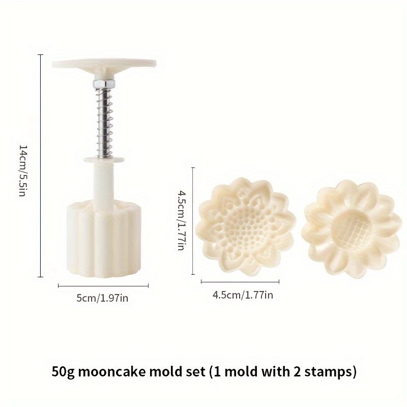 Sunflower Flowers Moon Cake Mo - đánh giá và giá Bunny Cake Mold