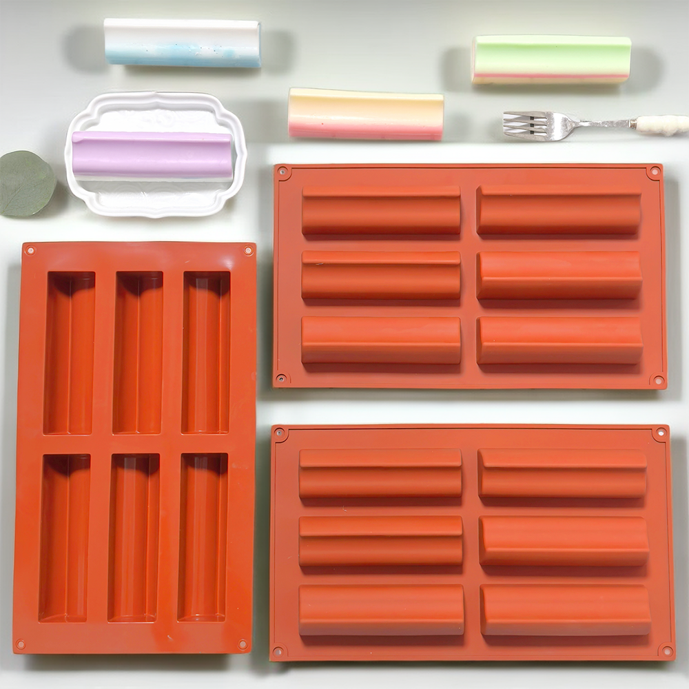 6-cavity groove tube cake tray - đánh giá và giá Donut Mold Silicone