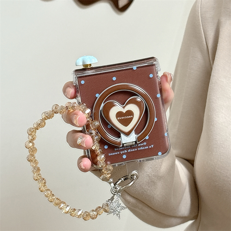 Cute Polka Dot Magnetic Phone  - đánh giá và giá Taco Stand Holder