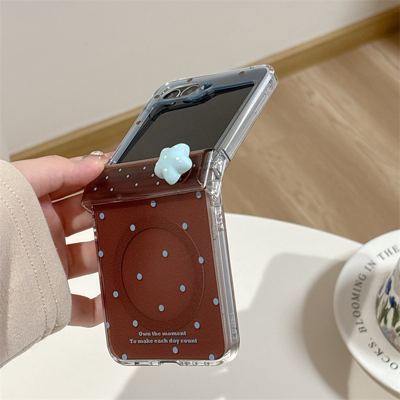 Cute Polka Dot Magnetic Phone  - đánh giá và giá Taco Stand Holder