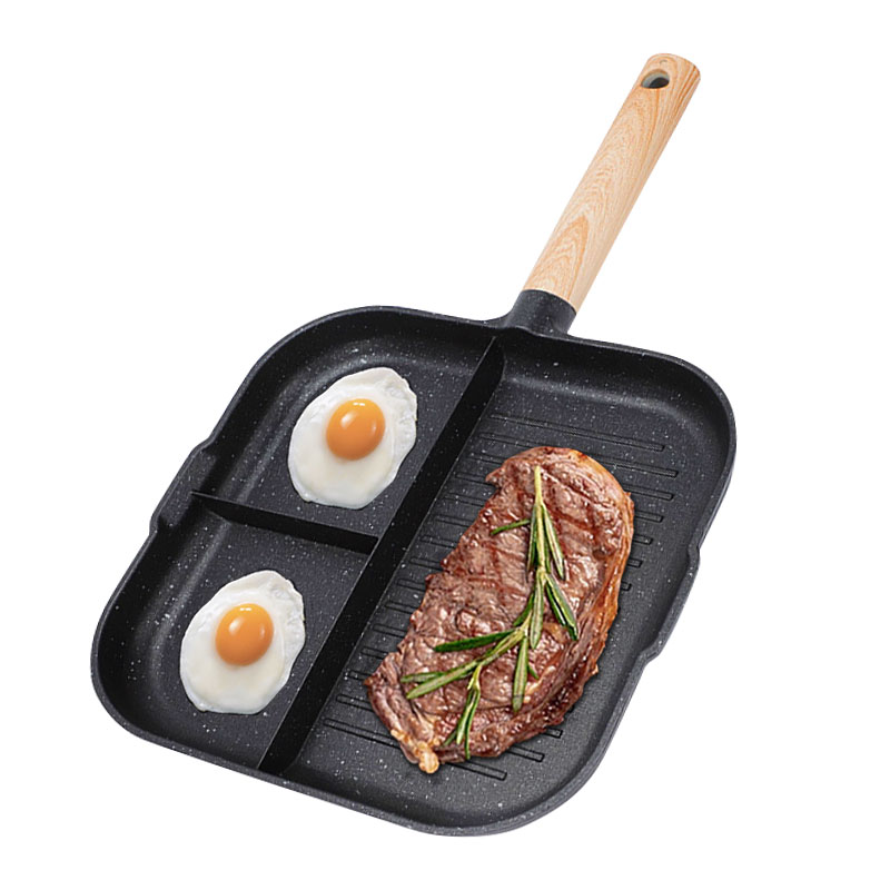3 in 1 Frying Pan Aluminum All - đánh giá và giá Egg Waffle Pan