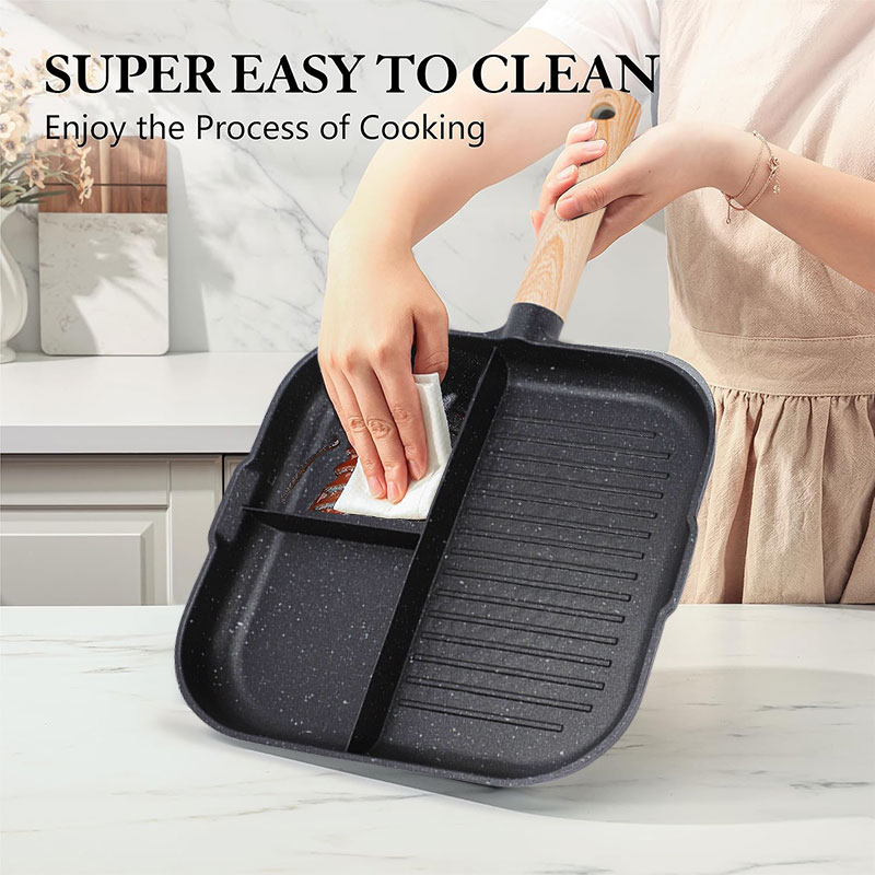 3 in 1 Frying Pan Aluminum All - đánh giá và giá Egg Waffle Pan