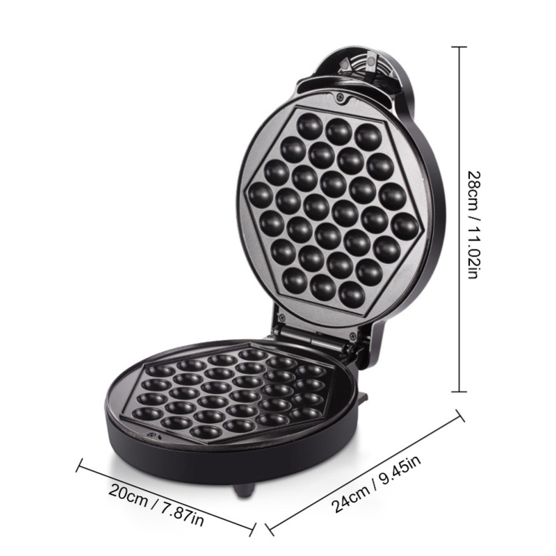 Bubble Egg Waffle Maker 30 Hol - đánh giá và giá Waffle Cone Maker