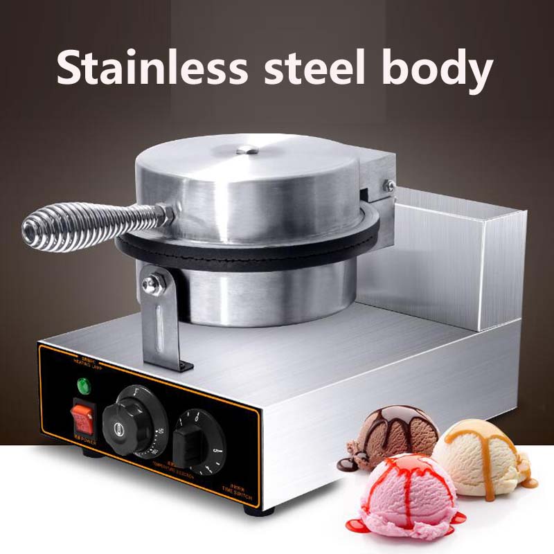 Non-Stick Electric Waffle Ice  - đánh giá và giá Waffle Cone Maker