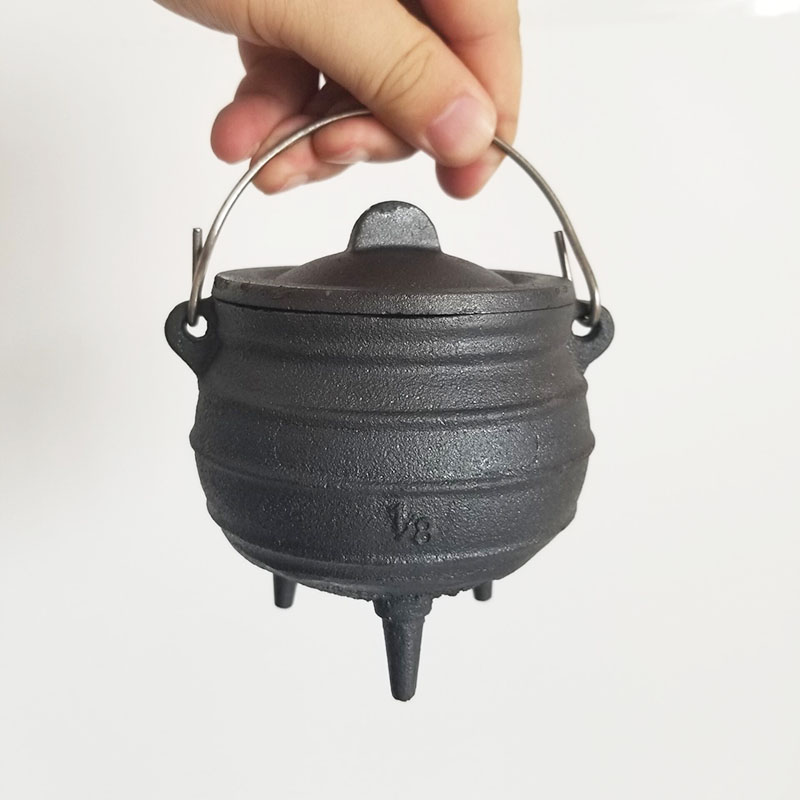 Medium 1/8# Cast Iron Cauldron - đánh giá và giá Cast Iron Corn