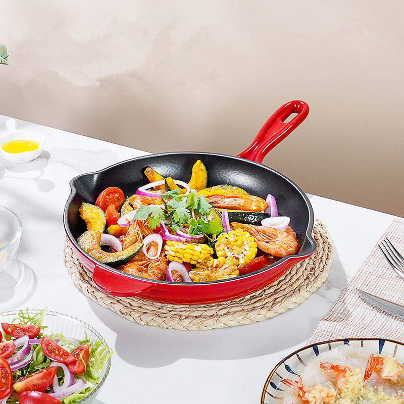 Enameled Cast Iron Skillet Sin - đánh giá và giá Cast Iron Corn