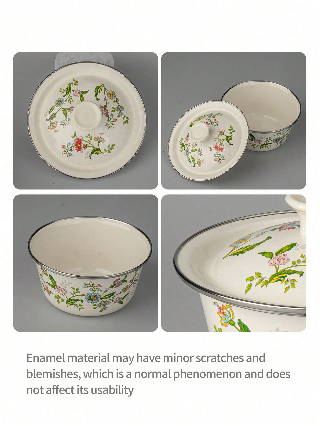 1pc Enamel-patterned rice bowl - đánh giá và giá Dim Sum Basket