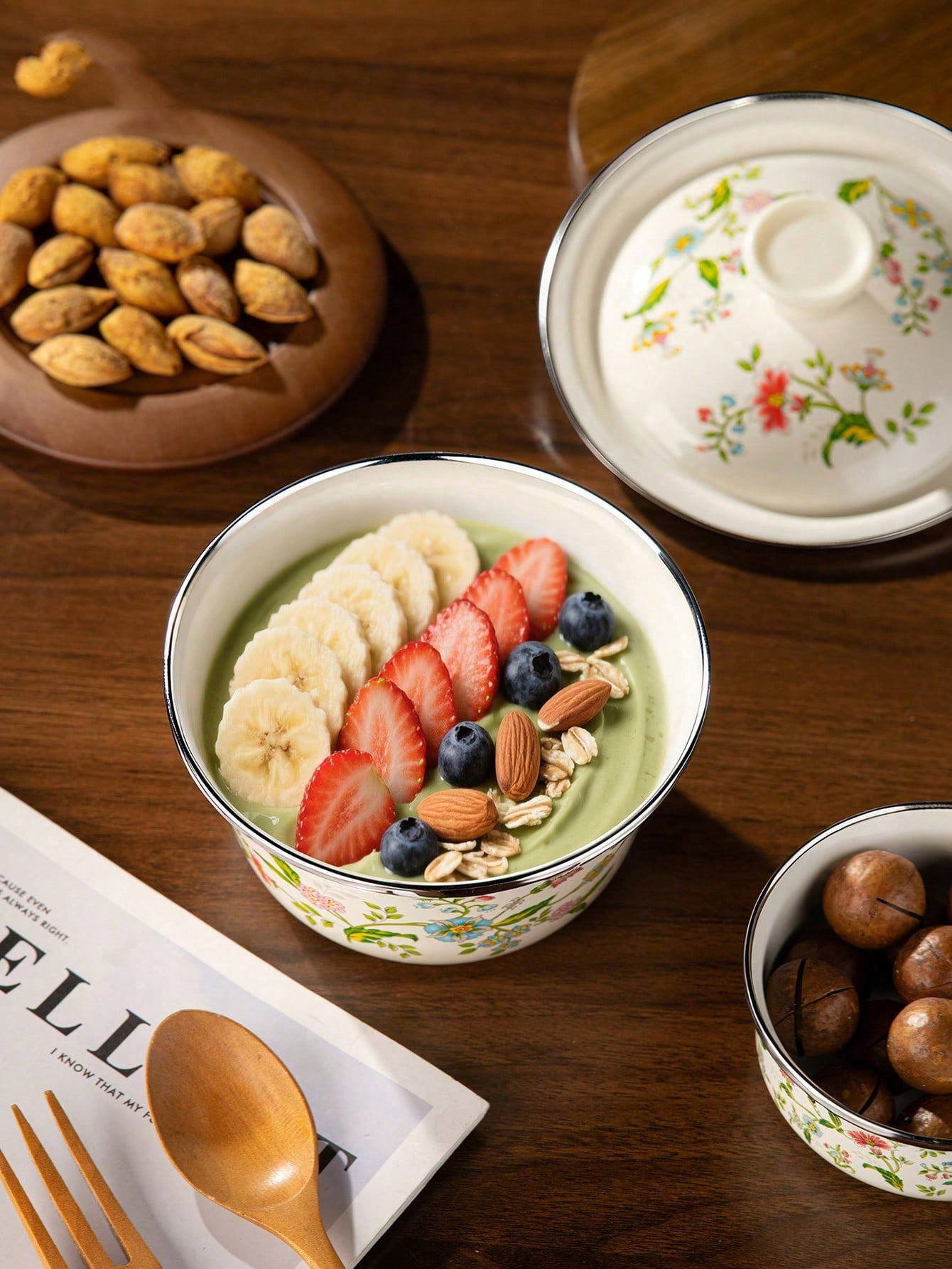1pc Enamel-patterned rice bowl - đánh giá và giá Dim Sum Basket
