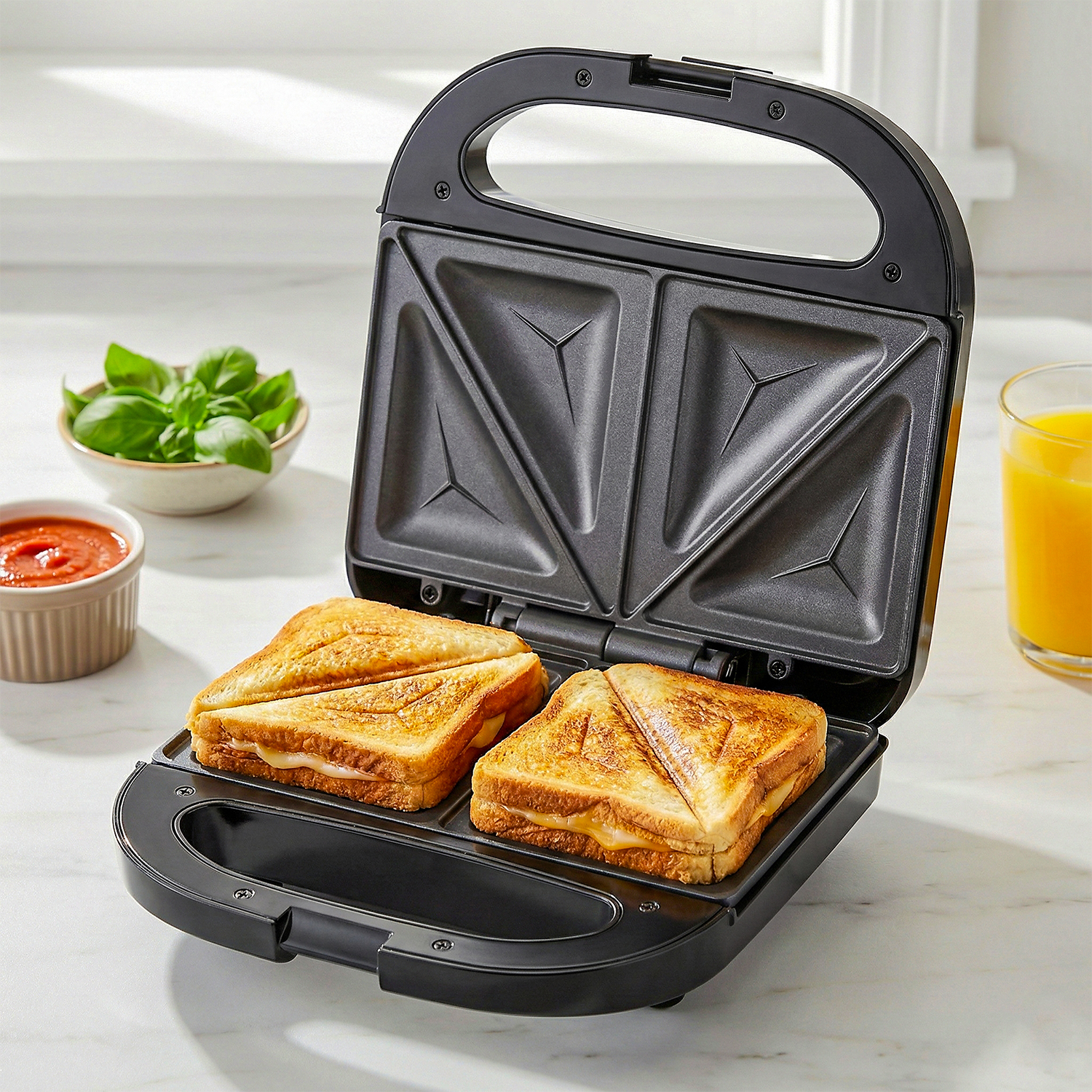 Stainless Steel 750W Sandwich  - đánh giá và giá Hot Dog Press
