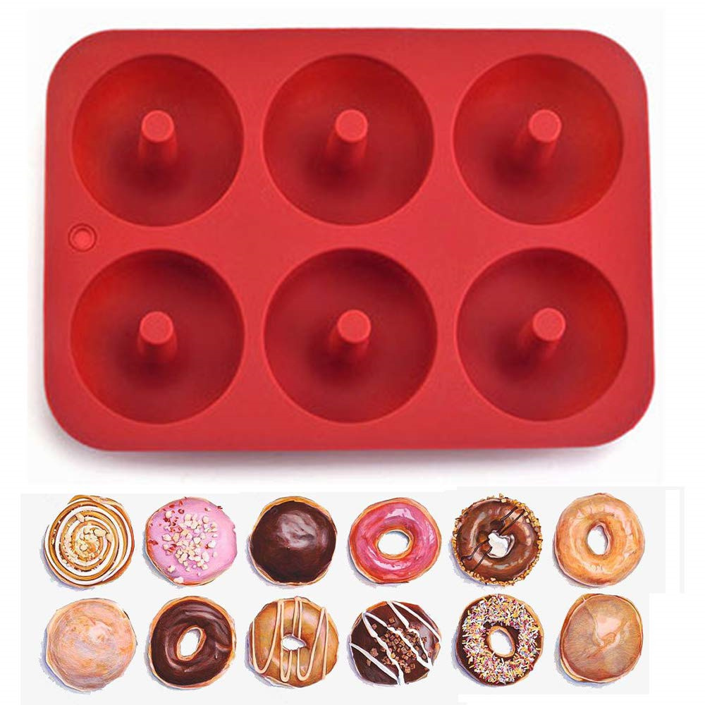 6 Holes Silicone Donut Mold Ba - đánh giá và giá Donut Mold Silicone