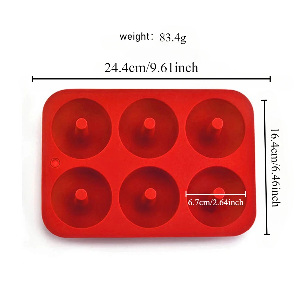 6 Holes Silicone Donut Mold Ba - đánh giá và giá Donut Mold Silicone