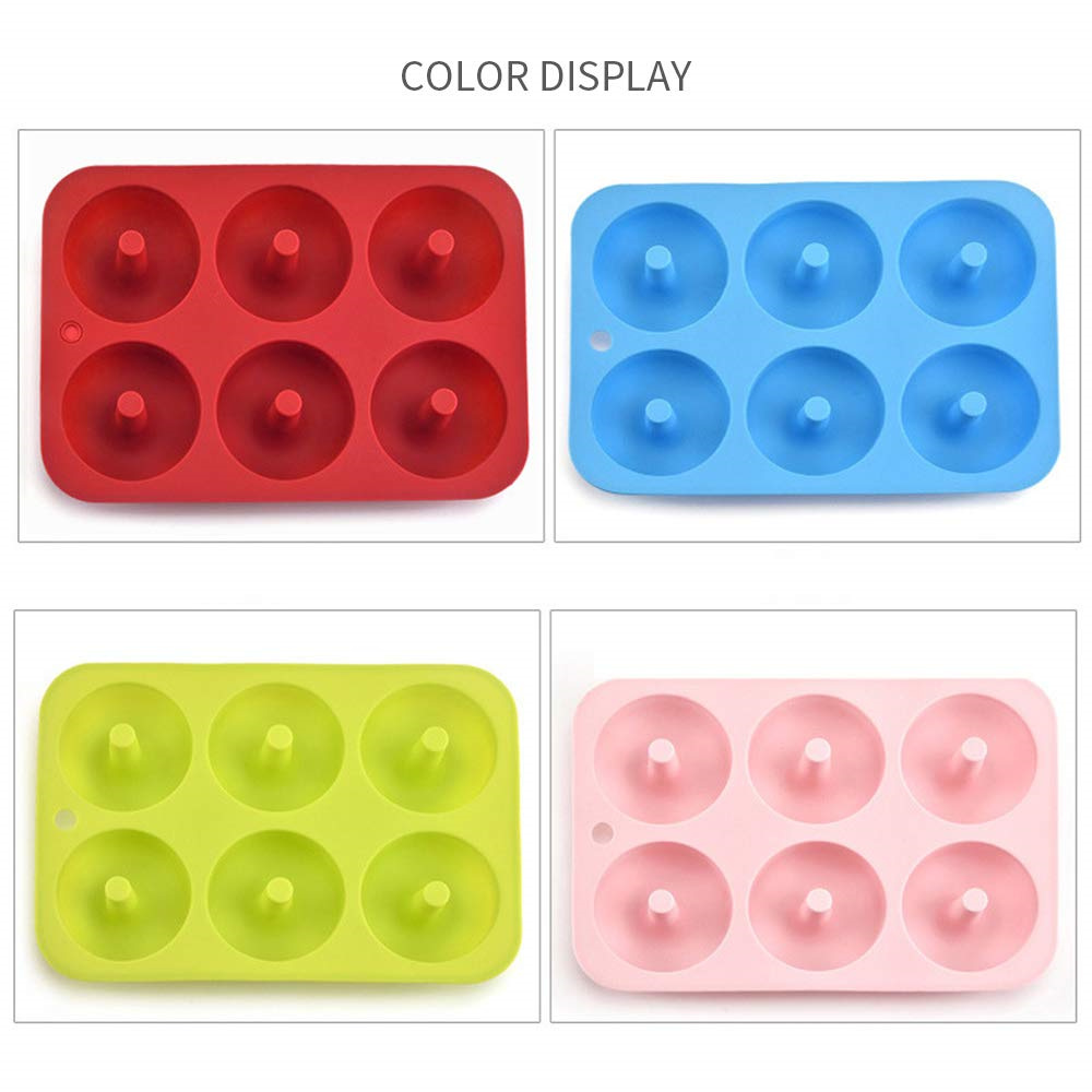 6 Holes Silicone Donut Mold Ba - đánh giá và giá Donut Mold Silicone
