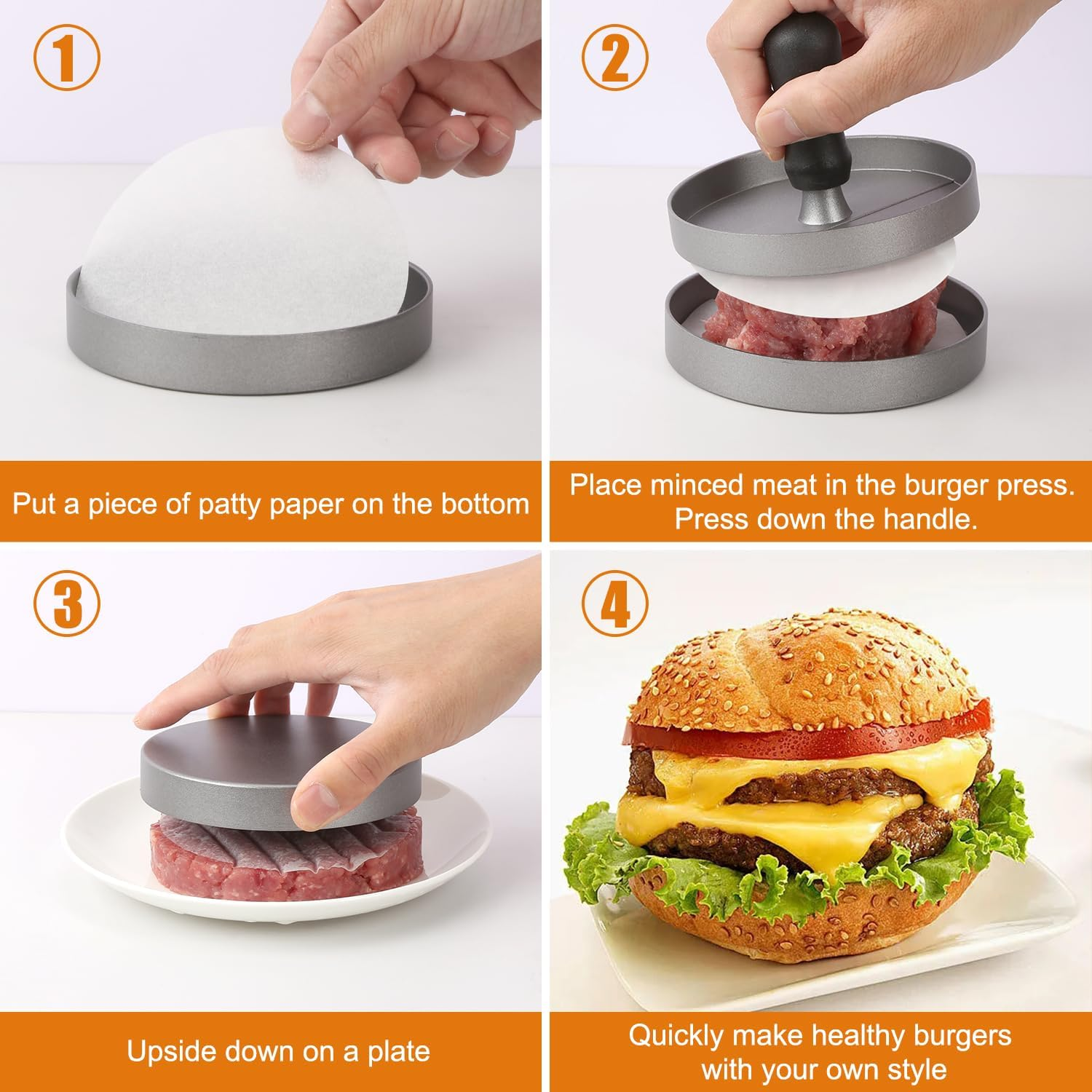 Burger Press Hamburger Meat To - đánh giá và giá Hot Dog Press