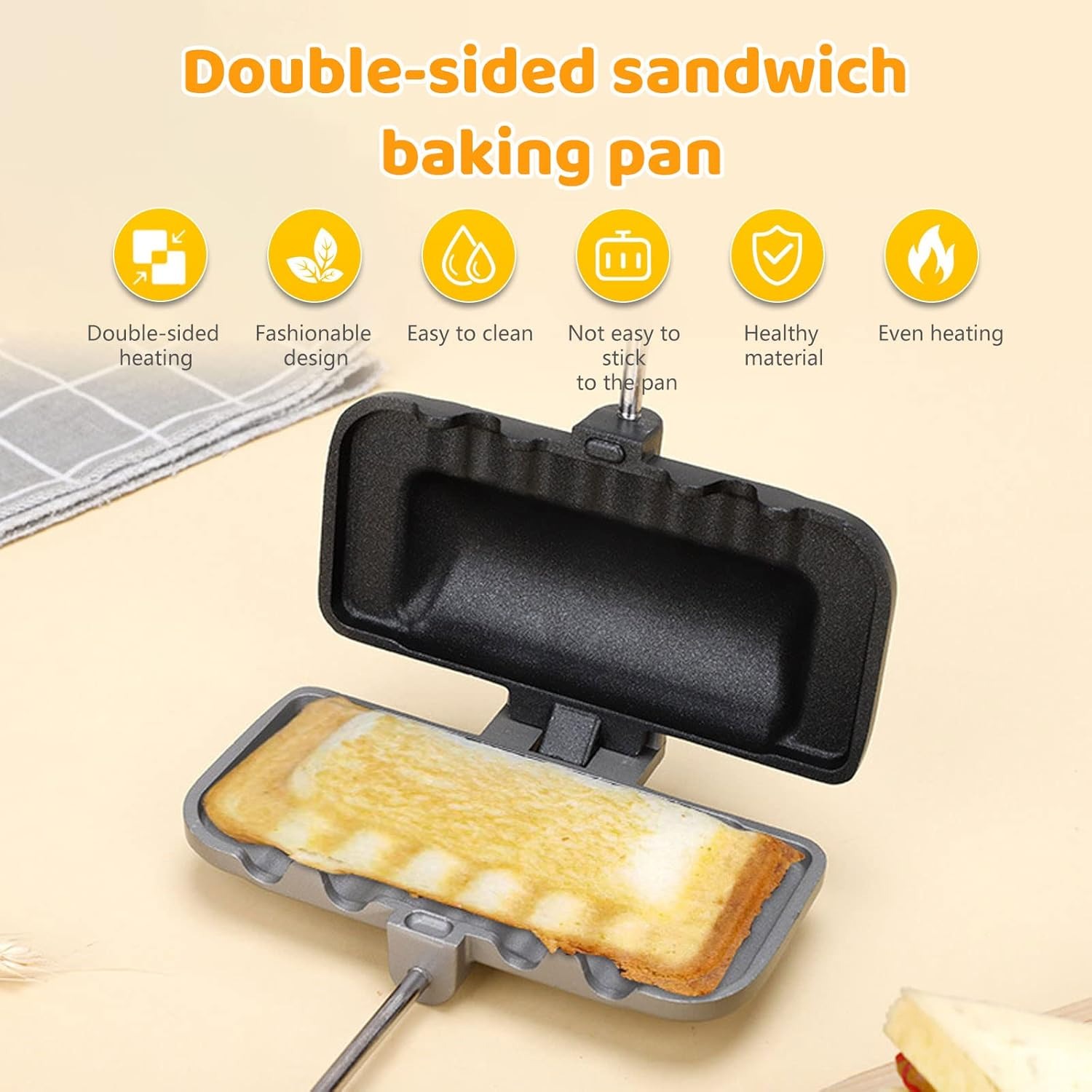 Breakfast Sandwich Maker, 4w1h - đánh giá và giá Hot Dog Press