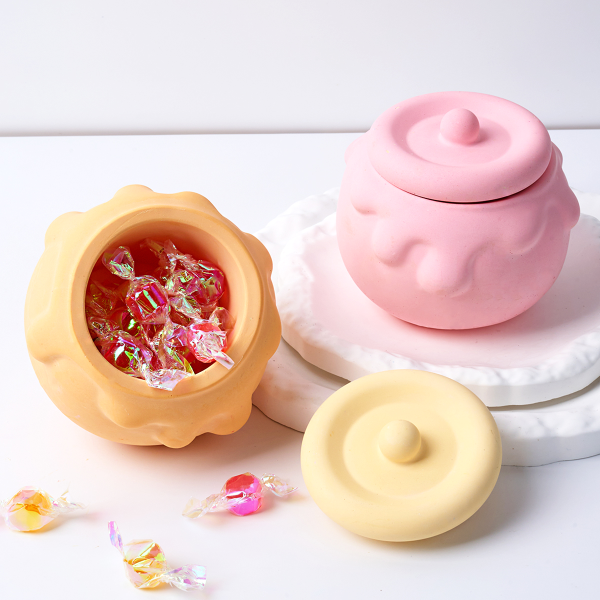 3D Honey Candle Jar Silicone M - đánh giá và giá Potsticker Mold