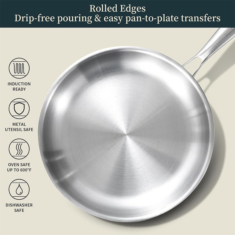 LMETJMA 304 Stainless Steel Fr - đánh giá và giá Egg Waffle Pan