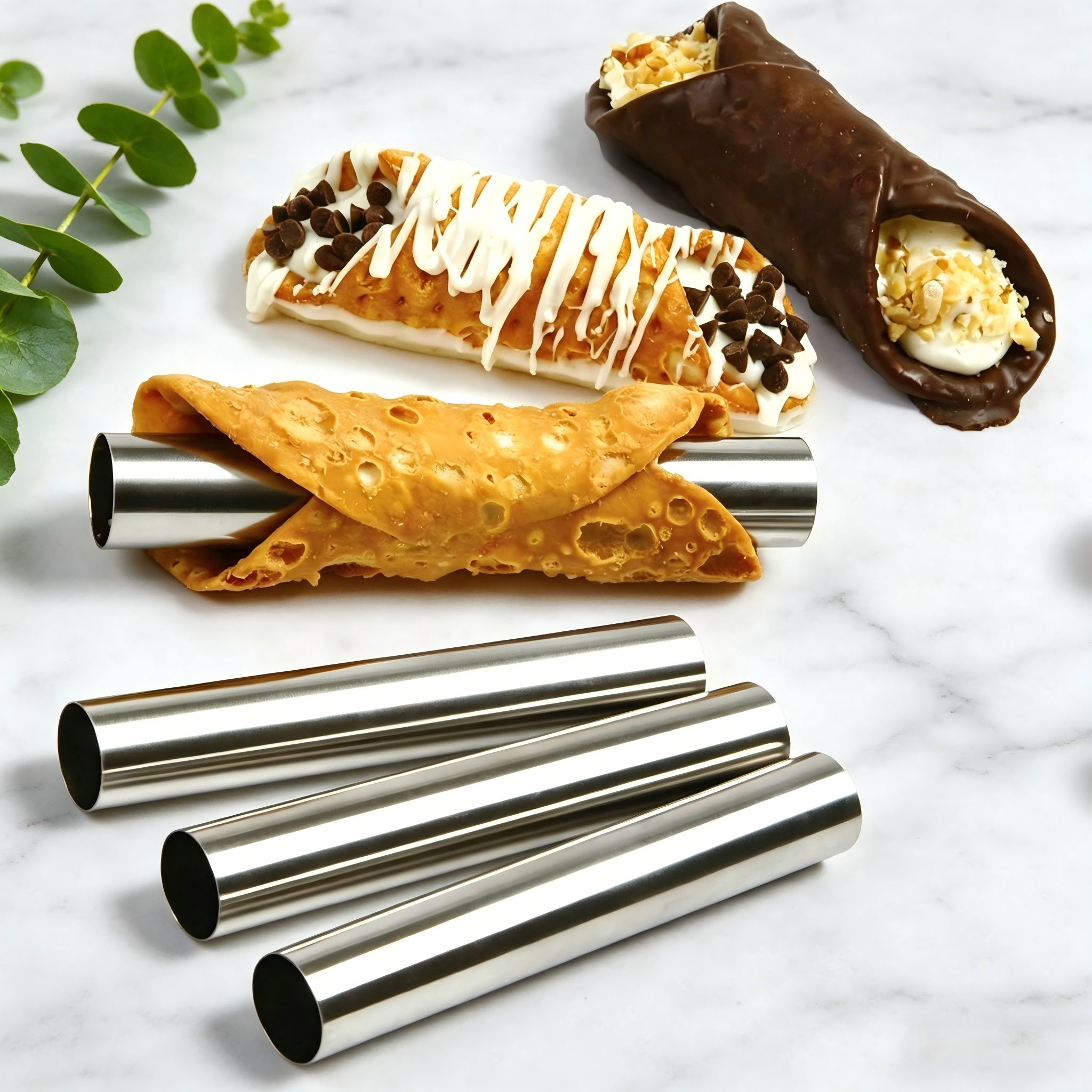 Cannoli Tubes Set, 10/20Pcs Fo - đánh giá và giá Danish Pancake Pan
