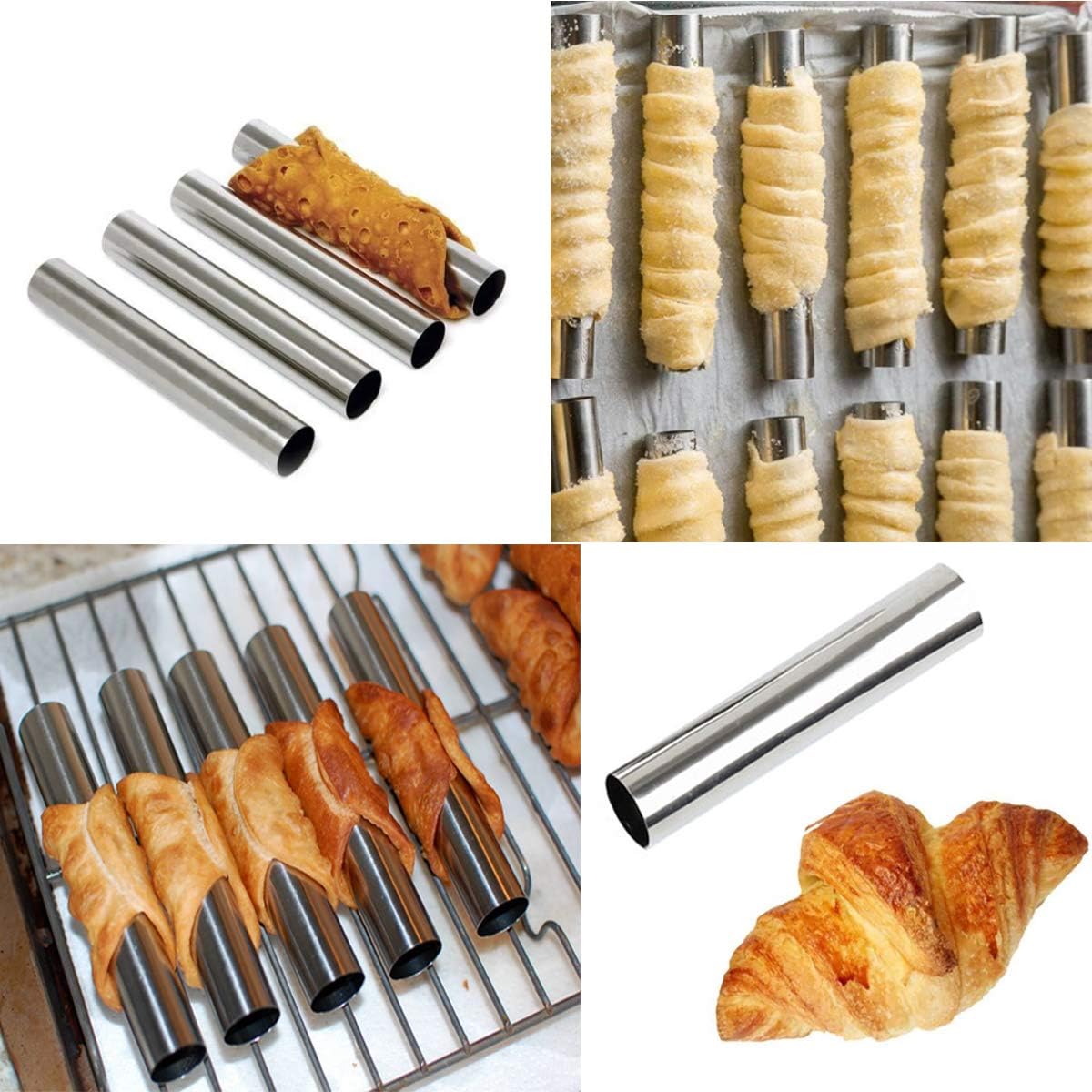 Cannoli Tubes Set, 10/20Pcs Fo - đánh giá và giá Danish Pancake Pan