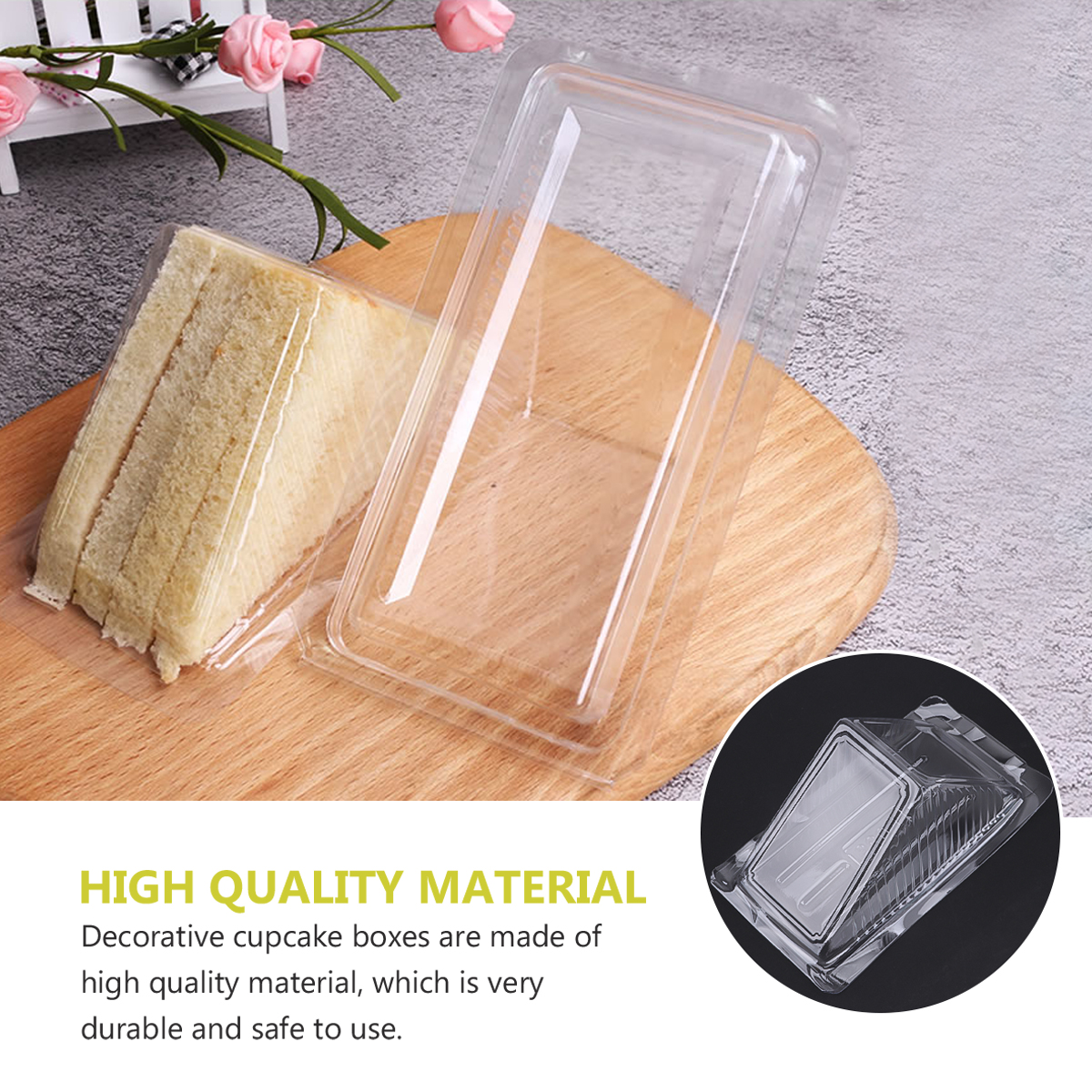 100pcs Sandwich Box Portable D - đánh giá và giá Spring Roll Wrapper