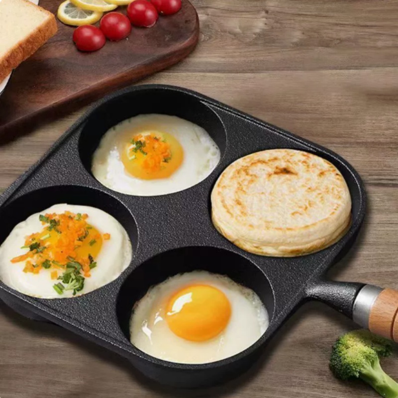 JUSTINLAU 2/4-Hole Omelette Po - đánh giá và giá Cast Iron Corn