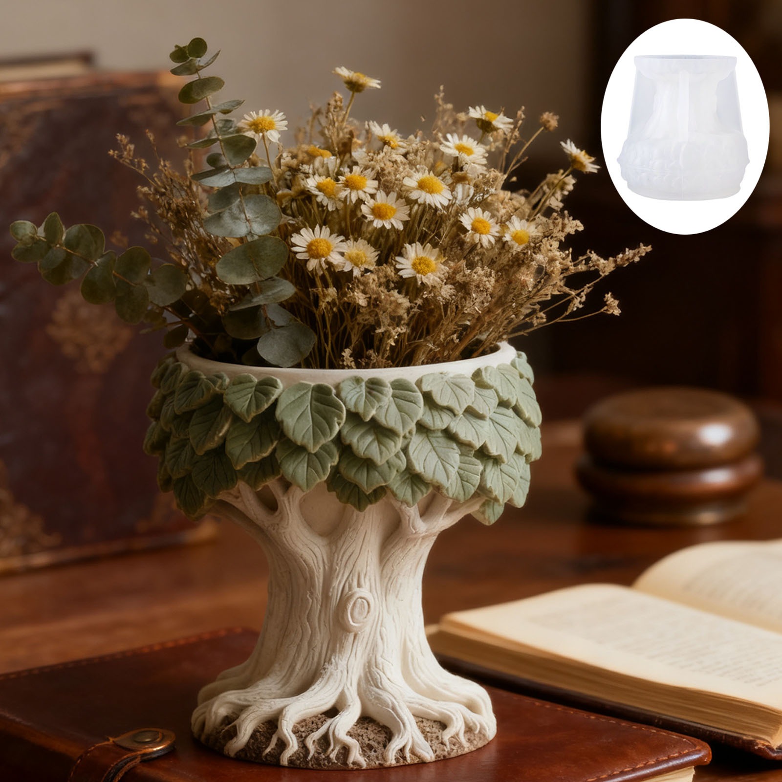 3D Leaf And Tree Stump Aroma P - đánh giá và giá Potsticker Mold