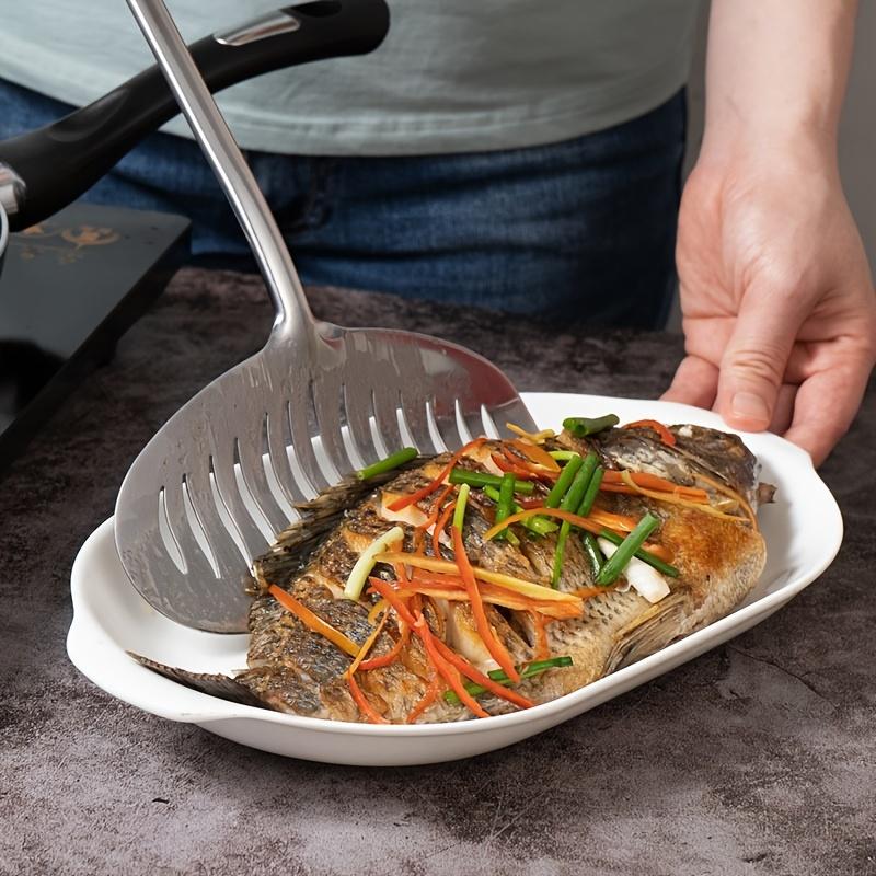 1PC Large Stainless Steel Fish - đánh giá và giá Okonomiyaki Spatula