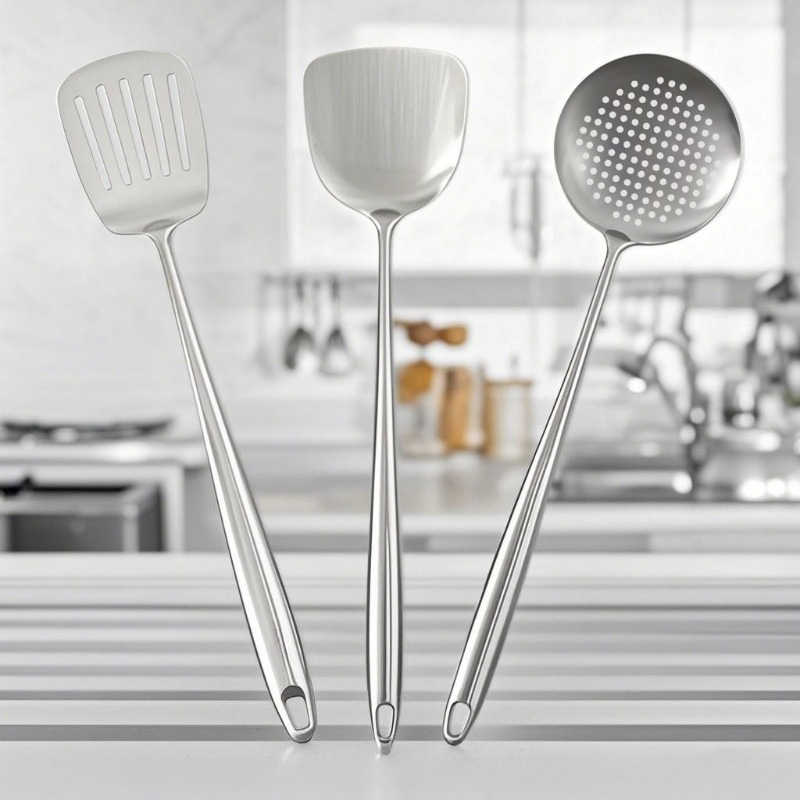 Food Stainless Steel Wok Spatu - đánh giá và giá Okonomiyaki Spatula