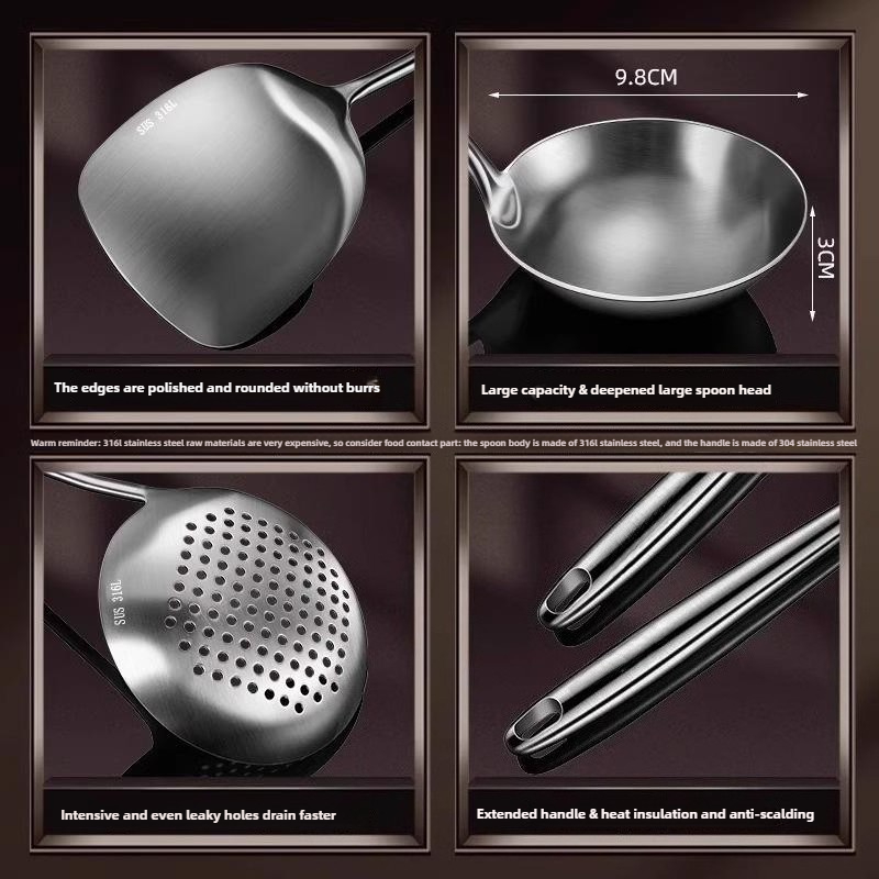 Food Stainless Steel Wok Spatu - đánh giá và giá Okonomiyaki Spatula