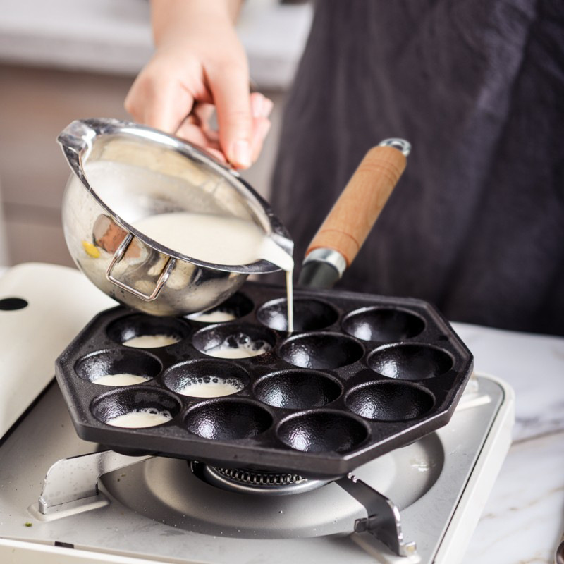 Cast Iron Takoyaki Pan – No-Co - đánh giá và giá Takoyaki Grill Plate